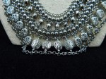 silvertone collar necklace 20 a